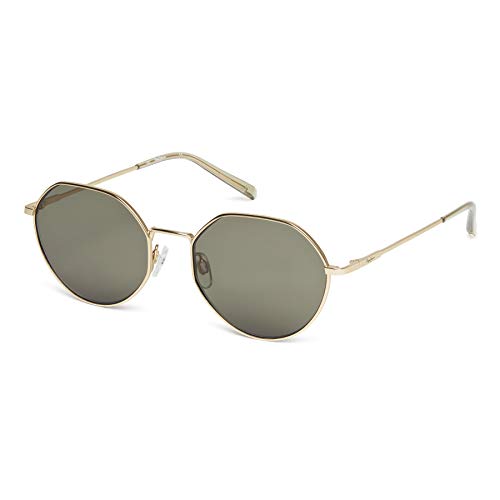 Lunettes de soleil Pepe Jeans Arlette mixtes dorees et vertes pour un style urbain unique