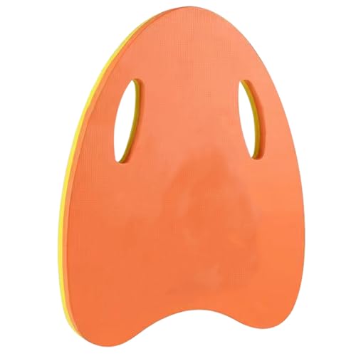 Valicaer Tabla de Natación,Kickboard con asas Placa Flotante de Natación Tabla de Natación de Espuma de EVA Natación Kickboard Ayuda de Natación Tabla de Natación Piscina para Niños Pequeños (Naranja)