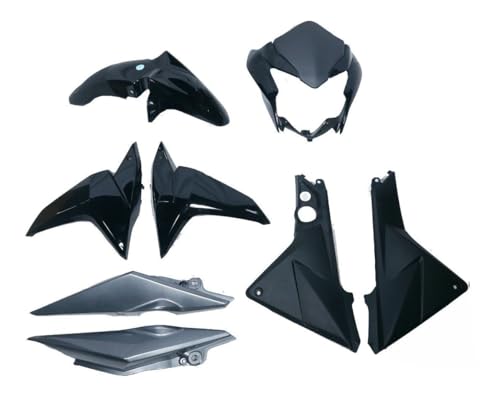 Image of Jai Shree Balaji Auto Parts CB Twister Bike Full Body Kit, Black Color
