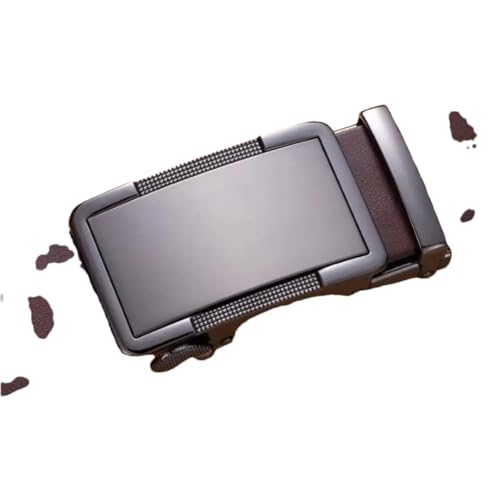 Men's Solid Color 3.5Cm Automatic Alloy Buckle Belt Business Belt Suitable For Leather Belt4