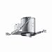 Juno Lighting IC23W 6-Inch IC Rated Universal Incandescent Housing with Floating Socket and Quickwire