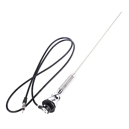 Antenna Auto Universale AM/FM 18.5 Cm – Base Regolabile 180°, Facile Montaggio Su Tetto O Parafango