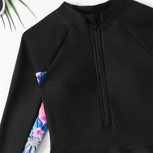 Tankini niñas abdominal tapado para evitar quemaduras y roces 6