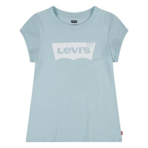 T-shirt Nera In Cotone A Mezza Manica Con Stampa Logo Batwing 3D In Grafica Racing 10-16 Anni