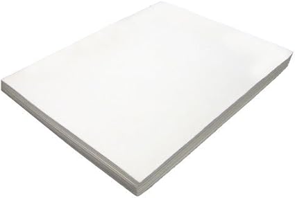 Amazon.com: WHITE FUN FOAM 9" X 12" X 1/16" THICK (12 PCS/PACK) : Arts ...