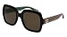 Gucci 0036S 002 Black 0036S Square Sunglasses Lens Category 3 Size 54mm