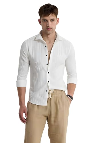 Image of Lonexo Popcorn Cotton Shirts for Men || Casual Shirt for Men || Men Stylish Full Sleeve Shirt || Men Fancy Shirt || Men Full Sleeve Shirt || Plain Shirts for Men