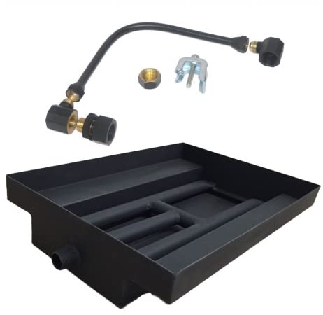 27 in. Powder Coated Burner Island Kit, Liquid Propane