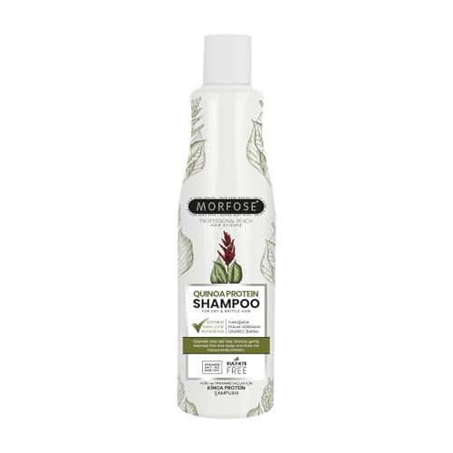 Morfose Shampoo Proteico alla Quinoa 500 ml – Shampoo Senza Solfati e SLES – Nutriente e Riparatore per Capelli Secchi e Danneggiati – Uso Professionale