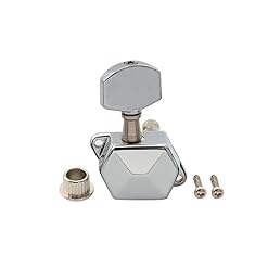 Musiclily Pro Mécaniques 6 en ligne Semi-Scellées pour Guitare Electrique Strat Squier, Chrome - Les Beatles, Paul McCartney, John Lennon, RIngo Starr, George Harrison Musiclily Pro Mécaniques 6 en ligne Semi-Scellées pour Guitare Electrique Strat Squier, Chrome – Image 4