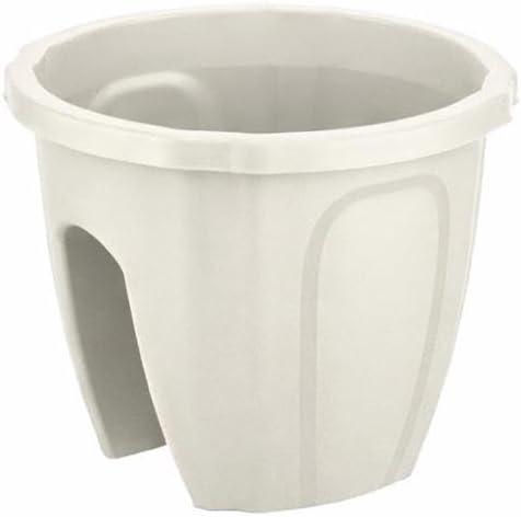 SY-5712 Opal Yuvarlak Balkon Küpeşte Saksı 7.5 Litre 6 Renk