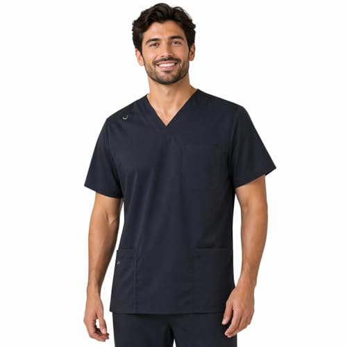 Blouse médicale homme col en V B-well Marco à manches courtes