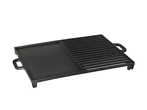 Chapa Retangular Lisa/grelhada Ferro Fundido Santana 41x31cm