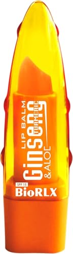 BioRLX Ginseng Infused Lip Balm - Revitalizing Lip Care for Softer, Healthier Lips (Ginseng, 0.12 Ounce (Pack of 1))