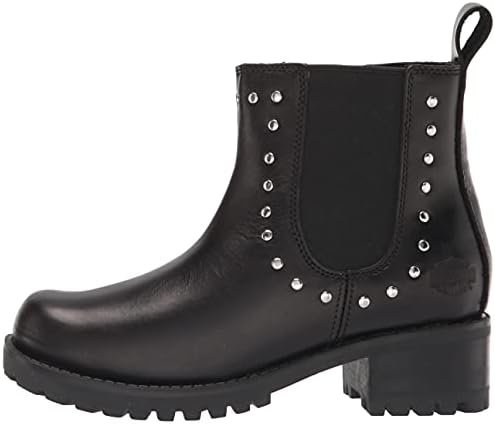 HARLEY-DAVIDSON FOOTWEAR Women's Ashby Pull On Boot, Black, 11 | Image 7