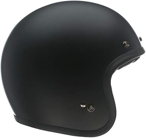Bell Custom 500 Open-Face Motorcycle Helmet (Solid Matte Black, Large)