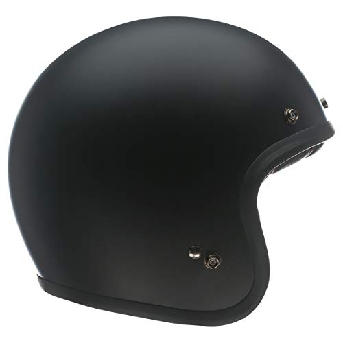 Bell Custom 500 Open-Face Motorcycle Helmet (Solid Matte Black, Large)