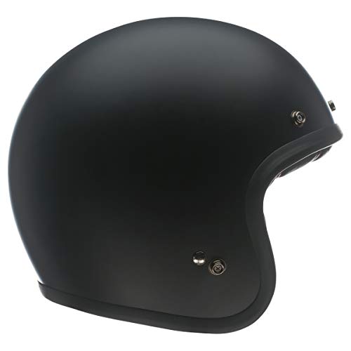 Bell Custom 500 Open-Face Motorcycle Helmet(Solid Matte Black, Medium)