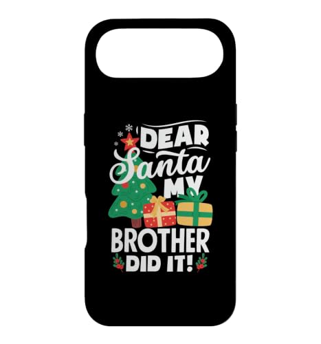 Dear Santa My Brother Did It �ʔ��� �N���X�}�X ���̎q �L�b�Y �j�̎q �X�}�z�P�[�X iPhone Air �p