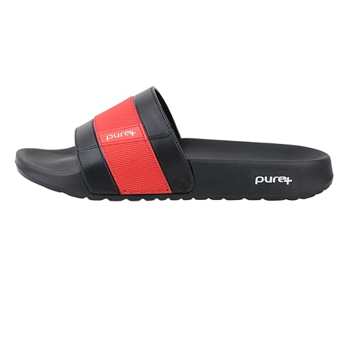 Image of URJO PURE-51 Men's Sliders /Slippers Lightweight Super Flexible Arch Support Durable Anti Skid & Stylish Dailywear Sliders /Slippers for Men (URJO by Welcome)