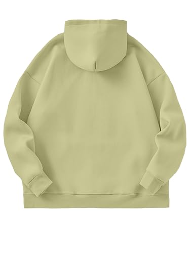 PLEPAN Quarter Zip Hoodies for Men Oversized Pullover Loose Fit Sweatshirt with Kangaroo Pocket4