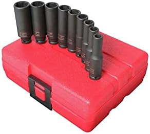 Sunex 1/4-Inch Drive 12mm Deep Magnetic Impact Socket - Chrome Molybdenum Steel