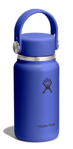 Image of Hydro Flask Micro Bottle - Insulated Mini Leak Proof Flask for Purse or Pocket in 6.7 Oz Capri Blue