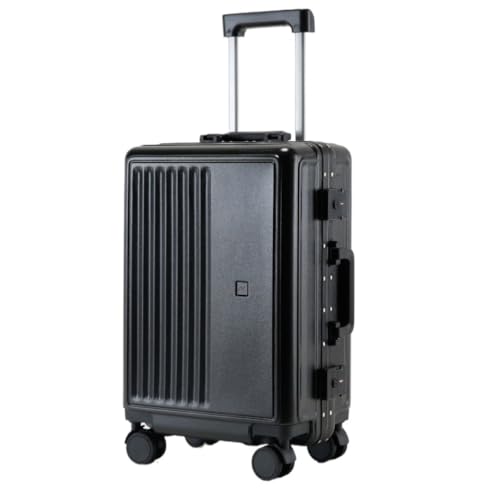 Suitcase Luggage Suitcase for Men and Women, Lightweight Coded Sturdy Suitcase, Universal Wheel Luggage Trolley Case Luggage(Noir,26in)
