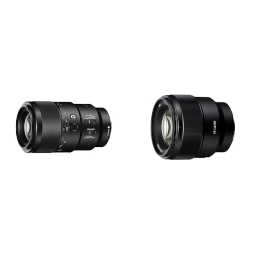 Sony FE 90 f/2.8 G | Vollformat, Medium-Tele-/Makro-Objektiv (SEL90M28G) & SEL-85F18 Porträt Objektiv