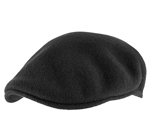 Graue Flatcap 504 von Kangol der Young Fashion Line aus 100% reiner Schurwolle Schwarz M Cover