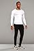 Russell Athletic Men's Long-Sleeve Compression Top Lightweight Compression Shirts for Men Running Athletic Workout, White, XX-Large