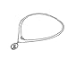 Made by Nami Men's Surfer Necklace with various Pendants,Men's Premium Silver Necklace Ancient Look,Stainless Steel with Silver Alloy,Handmade Link Chain ~ 23 in, Stainless Steel, No Gemstone