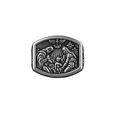 Anillo de Natividad de Jesús, estrella de Belén, anillo católico de plata de ley, joyería de la Sagrada Familia y Virgen María