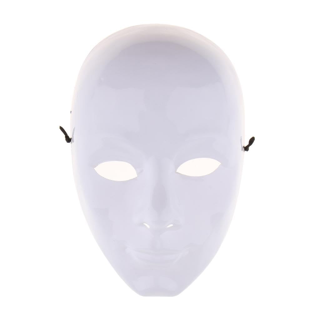 THE STYLE SUTRA® DIY Unpainted Mask White Blank Face Mask Masquerade Costume Masks Style 1 | Costumes, Reenactment, Theater |Accessories |Masks & Eye Masks