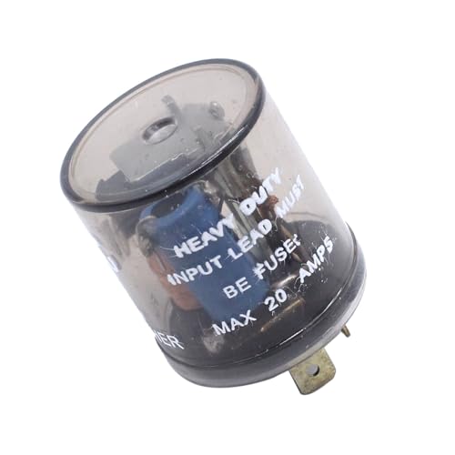Relé intermitente LED de 2 pines EF32 de 12V y 20A para luz de señal de coche pack de 2 unidades 5
