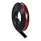 Self-Adhesive Rubber Strips, Neoprene Rubber Mat, Building Protection Mat, Flooring Protection Tape, Solid Tape for Sealing, DIY, Floor Protection, Shock Absorption, Non-Slip