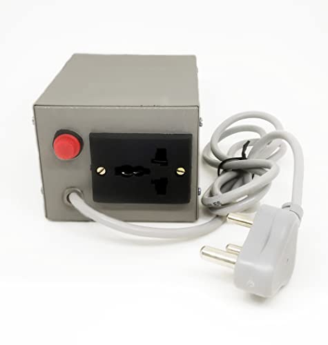 Image of KUNDIP 350W Step-Down Transformer 220V to 110V | Continuous Use 24x7 | 100% Copper Wound | Metal Body | CE & ERTL Certified | For USA Appliances in India