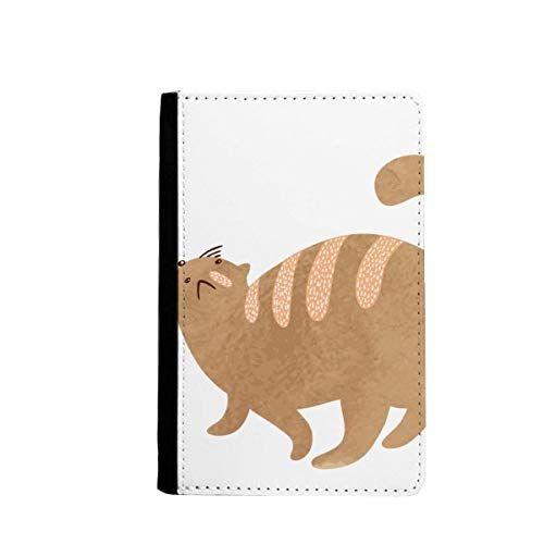 Porte-carte et passeport Fat Chat marron pour organiser vos vols et vacances