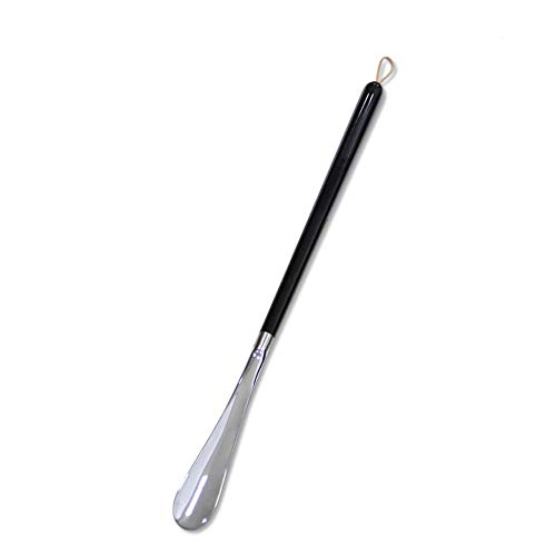 HYJ Calzador Ayudas para vestirse Calzador Cuerno de Metal Calzador para Hombres, Mujeres, niños, Viajes, Botas Gran Movilidad extendida Alcance Acero Inoxidable Manija Vestido de Asistencia,Gold