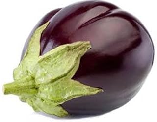 Fresh Indian Round Eggplant, 5 Pounds