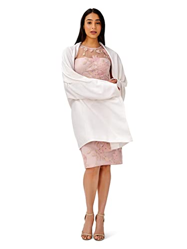 Image of Adrianna Papell Women's Floral Embroidery Sheath Dress