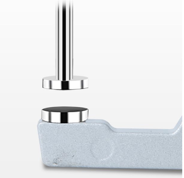 Calibrador Digital de Espesor Cabeza Plana 0-20mm (Apto para Materiales Blandos) miniatura 1