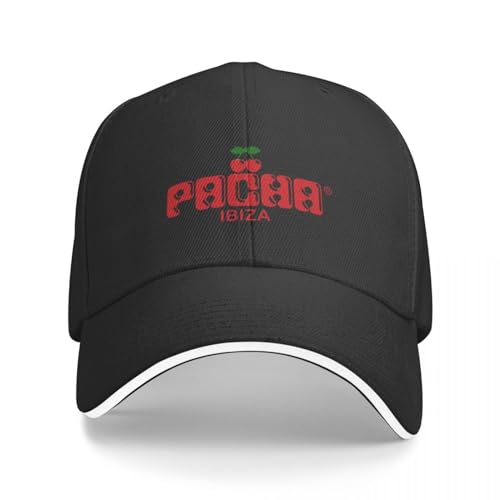 IIOGRAAW Gorra de béisbol con el Logotipo de Pacha Ibiza Gorras de Pescador Caballo Playa Excursión Mujeres Hombres
