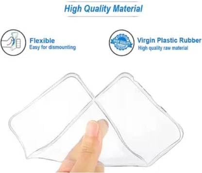 Image of for vivo Y200 Case,vivo Y200 Phone Case Clear Transparent Reinforced Corners TPU Shock-Absorption Flexible Cell Phone Cover for vivo Y200 - Transparent