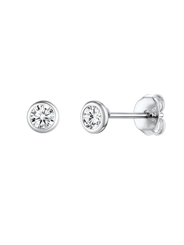 Boucle d'oreille argent femme ChicSilver lot de puces 3mm en cartilage 925