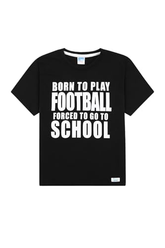 Boys Born To Play Football Forced To Go To School Short Cotton Pyjama Set