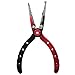 Glory Fish PU-004 Aluminum Game Pliers, Black/Red