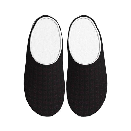 Pantoufles gothiques pour homme femme avec semelle TPR antidérapante