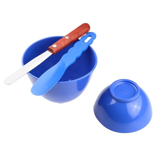 Lab Mixing Bowl Rubber Flexible one Plastic Spatula and one Wooden Handle Spatula for Alginate Impression Plaster Materials