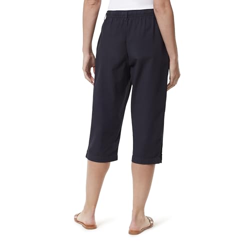 Gloria Vanderbilt Women's Hadlee Pull on Capri with High Rise and Drawstring Ties Standard3